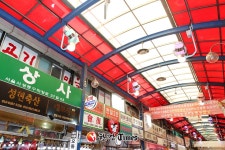 성동구, 마장축산물시장 물안개 분사로 쾌적