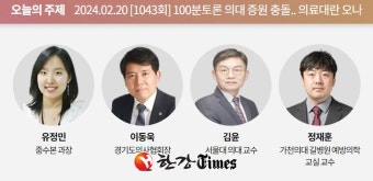 정부 vs 의협, 20일 '의대 증원' 놓고 첫 TV 토론