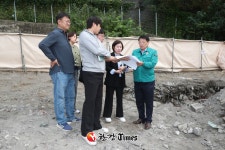 김종보 종로구의원, '주차난 해소' 숭인동 임시 공영주차장 확대 점검