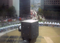 서울광장 인근 서울센터빌딩서 화재...소방당국 진압 중