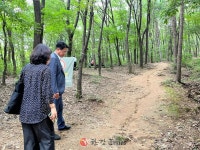 최용갑 노원구의원, 수락산 등산로·상계8동 갈말근린공원 현장 점검