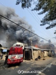 서울 성수동 공업사 화재…인명피해 없어