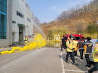 문경시, 환경자원순환센터·문경소방서 합동소방훈련 실시