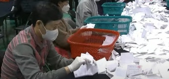 [제20대 대통령선거 개표현황] 개표율 50% 돌파...2215표 차이 '박빙'