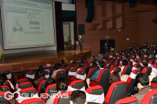 [포토] 고3 부장교사·성적담당 교사 진학지도 연수 참관한 김석준 교육감