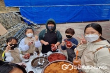 옥천 청성초등학교 장 가르기 행사 눈길