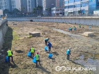 광주시 광남2동, 새봄맞이 직리천 대청소 실시