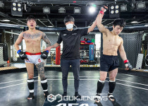[GJ포토] 김수현, AFC 비기너스09 세미프로 MMA -66kg급 경기 TKO승