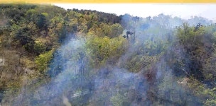 포항시 산불 발생...산림당국 진화완료