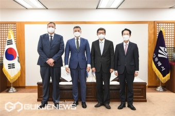 박형준 시장, 스텐 슈베데 주한 에스토니아대사 접견…