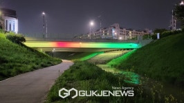 밤에도 화려하게, 천안천과 불당천 하천산책로 변신
