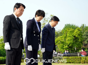 안철수-김은혜-신상진 현충탑 참배