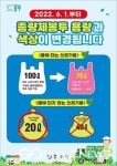 충주시, 종량제봉투 규격 하향 조정...최대용량 75ℓ