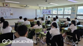 부산 중부소방서, 관광고등학교 비대면 응급처치 교육