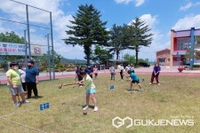보은 판동초등학교, 우드볼 교육 시작