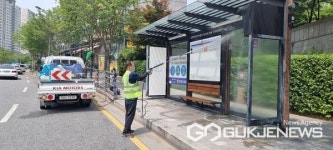 용인시 수지구, 버스ㆍ택시승강장 452곳 시설물 정비
