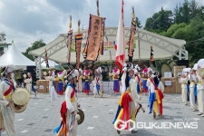 괴산오성중학교, 감물 감자 축제 참여 호응