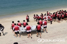 음성 삼성중학교, 2022 충북형 성장 아웃도어 해양교육 실시