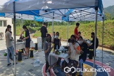 영동 용화초등학교, 사제동행 삼겹데이 운영