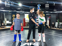 [GJ포토] 최태솔, AFC 비기너스10 유소년 입식 경기 TKO승