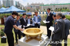 청주 청석고등학교, 앙부일구(해시계) 제막식 가져