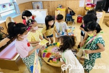 청주 창리초등학교 병설유치원, 지구지킴이 아나바다 시장놀이 실시