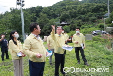 오태완 의령군수, 재해취약지역 긴급 정비·점검 현장 순방