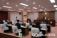 증평군의회, 176회 임시회 개회...업무보고 등 받아