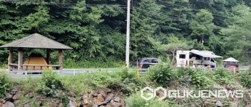 충북 영동군, 청정 물한계곡 관리소홀 빈축