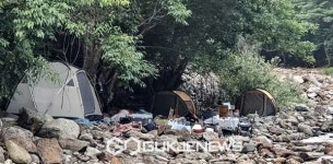 충북 영동군, 청정 물한계곡 관리소홀 빈축