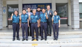 김교태 충북경찰청장 단양경찰서 치안현장 방문