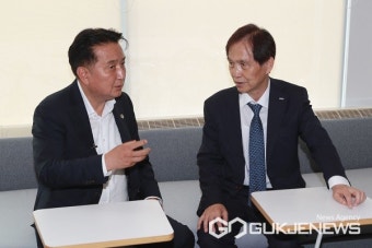 김영환 충북지사, 이광형 KAIST 총장과 오송캠퍼스 조성 논의