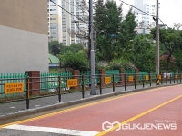 용인시 죽전1동, 대지초 어린이보호구역 142m 구간 안전 펜스 교체