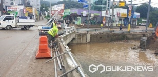 이상일 용인시장, 고기교 주변 동막천 집중호우 대비 높아진 하상 준설하라