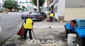 상망동 도움단체, 합동 추석맞이 국토대청결운동 실시