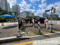 용인특례시, 녹색어머니회 교통지도 위치 안내블록 설치