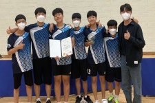 옥천중학교, 충북학교스포츠클럽 탁구 준우승 차지