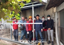 충주시 주덕읍, 사랑의 집수리 구슬땀