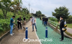 충주 한국사빅코리아, 남한강변 환경정화 펼쳐