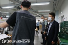 부산병무청장, 광성계측기 방문 산업기능요원 격려