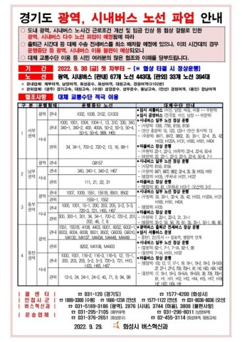 경기도 버스 파업 D-1…노사 막판 협상 결렬 시 90% 운행 중단 가능성 현실화