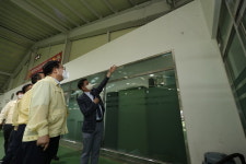 정헌율 익산시장, 배산 실내게이트볼장 안전 대 전환 합동점검