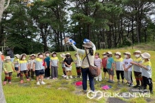 옥천 삼양유치원, 환경감수성을 키워요