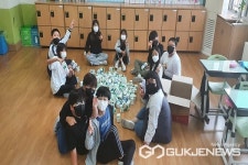 영동 황간초등학교, 우유팩을 부탁해 캠페인 전개