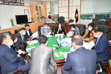 완주군의회, 전북하이텍고등학교와 간담회 가져