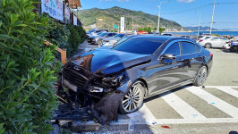 [속보]경북 영덕 휴게소 80대 고령 운전자 사고 행인 다리 절단