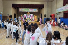 청주 창리초등학교 병설유치원, 공개수업-가족사랑 운동회 열려