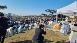 (포토) 경기도 고양시, 밀양박씨 규정공파 시제 중 조상에게 절
