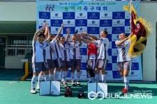 청주 옥산초등학교 6학년 여초부, 교육감기 겸 설암 김천호배 동아리축구 우승