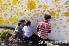영동 황간초등학교, 함께 그리는 큰 그림 프로젝트 진행
